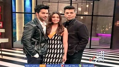 فارون دهاون وعليا بهات ضيفا كاران جوهر في 