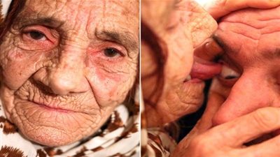عجوز تشفي مرضاها من العمى بلعق أعيونهم (فيديو وصور)