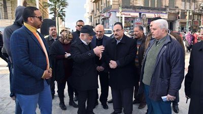 محافظ الإسكندرية يعلن الانتهاء من أعمال تطوير ميدان محطة الرمل مارس المقبل