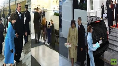 سبب تجاهل ترامب زوجته ميلانيا يوم تنصيبه (صور)