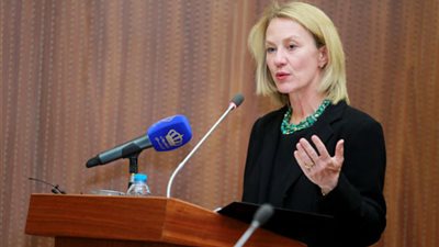 السفيرة الأميركية: التجربة الإيرانية الباليستية غير مقبولة على الإطلاق