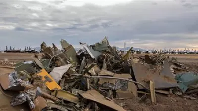 شاهد.. اكبر مقبرة طائرات في العالم (فيديو)