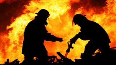 حريق هائل يلتهم منزل بإحدى قرى مركز منوف 