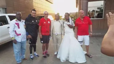  الحضري وكوبر في حفل زفاف بالجابون