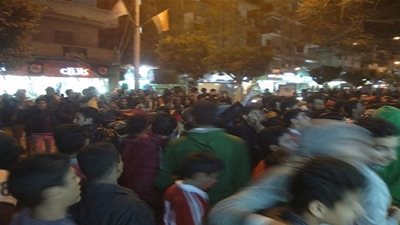 ازدحام مروري أمام دار القضاء العالي عقب انتهاء مباراة المنتخب 