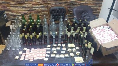 القبض علي صاحب محل خمور غير مرخصة بمنطقة بولاق أبو العلا