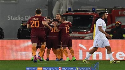 روما يسحق فيورنتينا برباعية ويعود للوصافة ومطاردة يوفنتوس بدون 