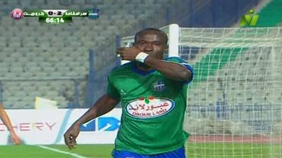  أنطوي يسجل هدفين لمصر المقاصة في أقل من ربع ساعة في شباك بتروجت (فيديو)