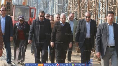  وزير النقل يتفقد أعمال تنفيذ الطريق الدائري الإقليمي  (صور) 