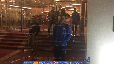 أمطار غزيرة تستقبل الزمالك عقب الوصول للقاهرة