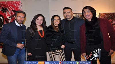 هانى البحيرى ونجوم الفن فى معرض  التشكيلي أحمد فريد (صور)