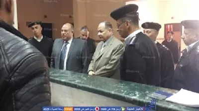 وفد حقوق الإنسان في زيارة لبعض المواقع الشرطة بمديرية أمن الإسماعيلية 