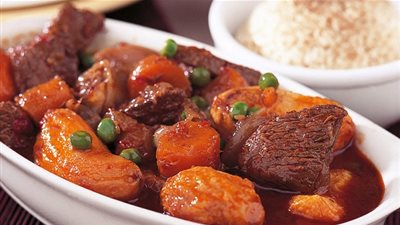 طريقة عمل مكعبات اللحمة الشهية بالخضروات