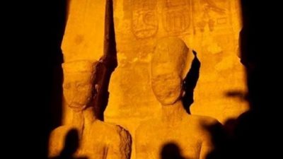 اكتشاف معبد لرمسيس الثاني في 