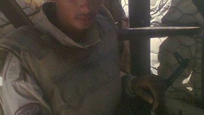 ننشر صورة شهيد انفجار مدرعة في سيناء 