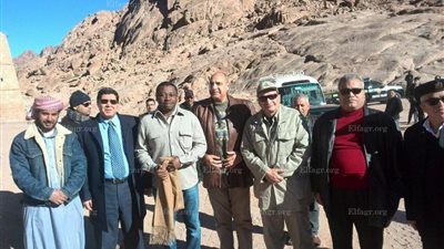 رئيس توجو وأسرته يزورن سانت كاترين (صور)