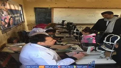 روتارى قصر النيل ينظم قافلة طبية لقرية سنورس بالفيوم