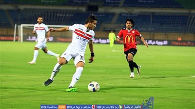صور مباراة الزمالك وطلائع الجيش بكاميرا الفجر الرياضي 