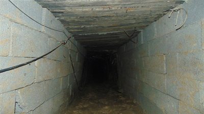 قوات حرس الحدود تنجح فى اكتشاف وتدمير نفق رئيسى بشمال سيناء (صور)