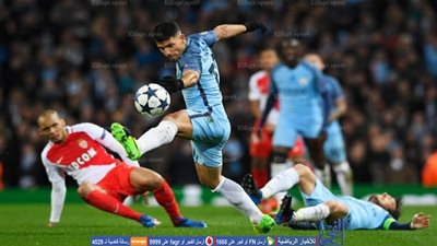 صور مباراة مانشستر سيتي وموناكو بدوري أبطال أوروبا 