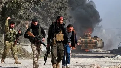 معارك بين الجيش السوري والمتمردين بجنوب مدينة الباب