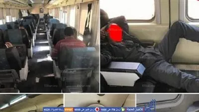 شاهد.. صور صادمة من داخل قطار 