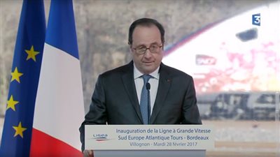 إطلاق نار خلال كلمة للرئيس الفرنسى 