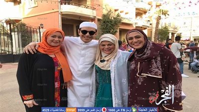 ماجدة زكي ومي نور الشريف يرتديان الحجاب  