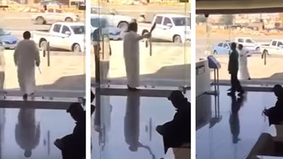 مواطن يقتحم شركة إتصالات ويهدد العاملين بـ