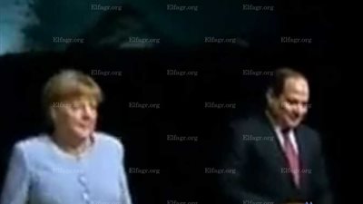 الرئيس السيسى وأنجيلا ميركل يحضران حفلا فنيا بالأهرامات (صور) 