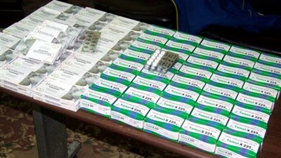 ضبط شخص بحوزته 63 ألف قرص تامول قبل ترويجها بالقاهرة