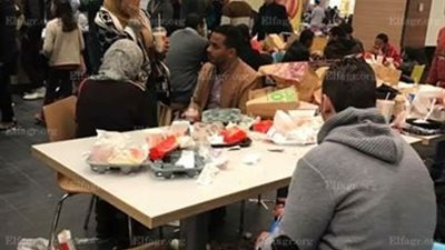 القمامة تملأ 