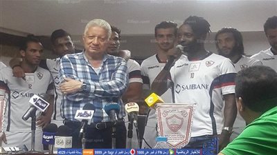 مرتضي منصور يستدعي الجهاز الفني بعد مران اليوم