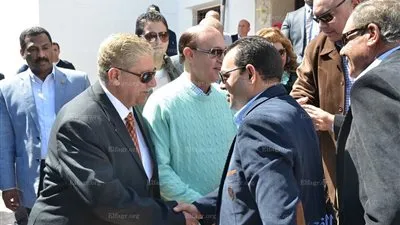 مميش وطاهر رئيس يستقبلان رئيس وأعضاء لجنة النقل بمجلس النواب (صور)