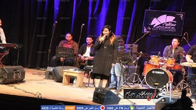 أميرة أباظة تقدم محمد سعيد في ساقية الصاوي 