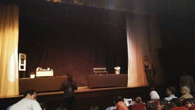 محمد الغاوي: وجود مكتبة متنقلة لمهرجان حكاوي بالهناجر