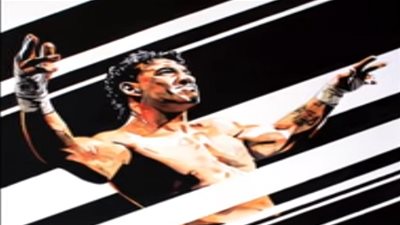 رسام wwe يفاجئ الجماهير بروحة إيدي جاريرو (فيديو)