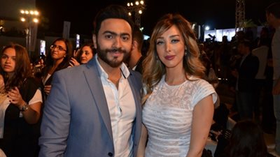 زوجة تامر حسني في المغرب لهذا السبب