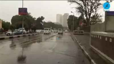 سقوط أمطار على القاهرة 
