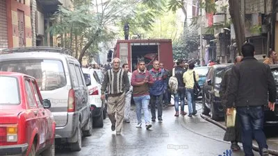 لقطات جديدة من حريق مخزن كابلات بباب الشعرية (فيديو وصور)