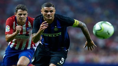 انتر ميلان يهزم أتليتكو مدريد بهدف 