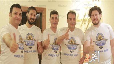 الموسيقار صلاح الشرنوبي ينضم إلى رابطة مشجعي نادي بيراميدز (صور)