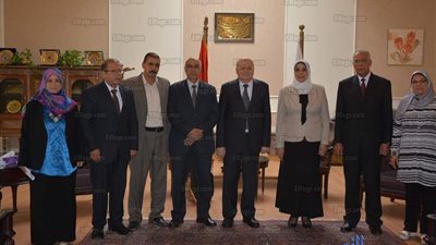 أربعة قيادات إدارية بجامعة الزقازيق يؤدون القسم الوظيفي