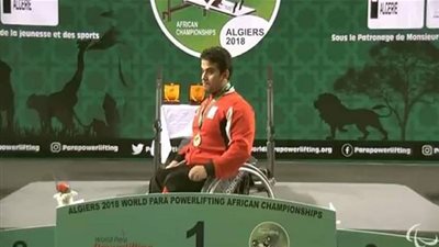 الرباع طارق وهدان يتوج بذهبية الناشئين في بطولة ذوي الإعاقة بالجزائر