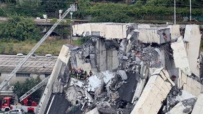 لاعب إيطالي سابق يصف كارثة جسر جنوى بعد نجاته