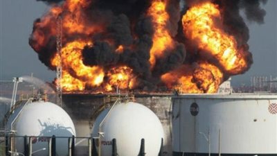 عاجل.. حريق في مصفاة نفط كبرى في منطقة 