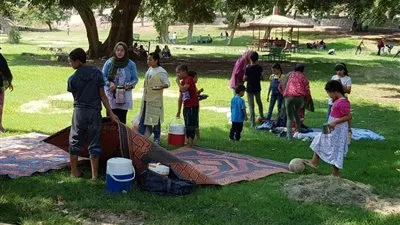 القناطر الخيرية تستقبل 7 آلاف زائر في عيد الأضحى (صور) 