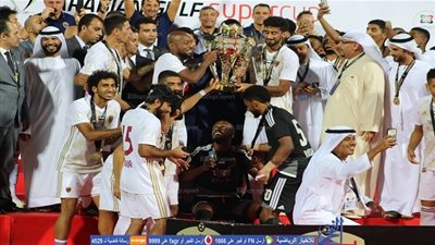 صور مراسم تتويج الوحدة بكأس السوبر الإماراتي بعدسة الفجر الرياضي