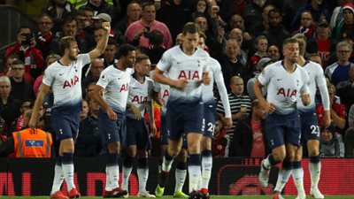 عاجل.. هاري كين يضرب شباك مانشستر يونايتد بالهدف الأول (فيديو)