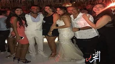 اللقطات الأولى من حفل زفاف محمد إمام (صور)